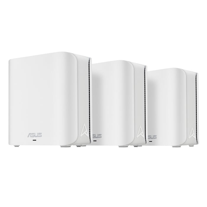 Asus ZenWiFi BD4 3‑pakning: Wi‑Fi 7 mesh for større hjem