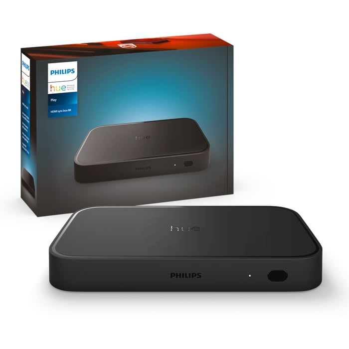 Philips Hue Sync Box 8K test 2026 – lys som følger filmen
