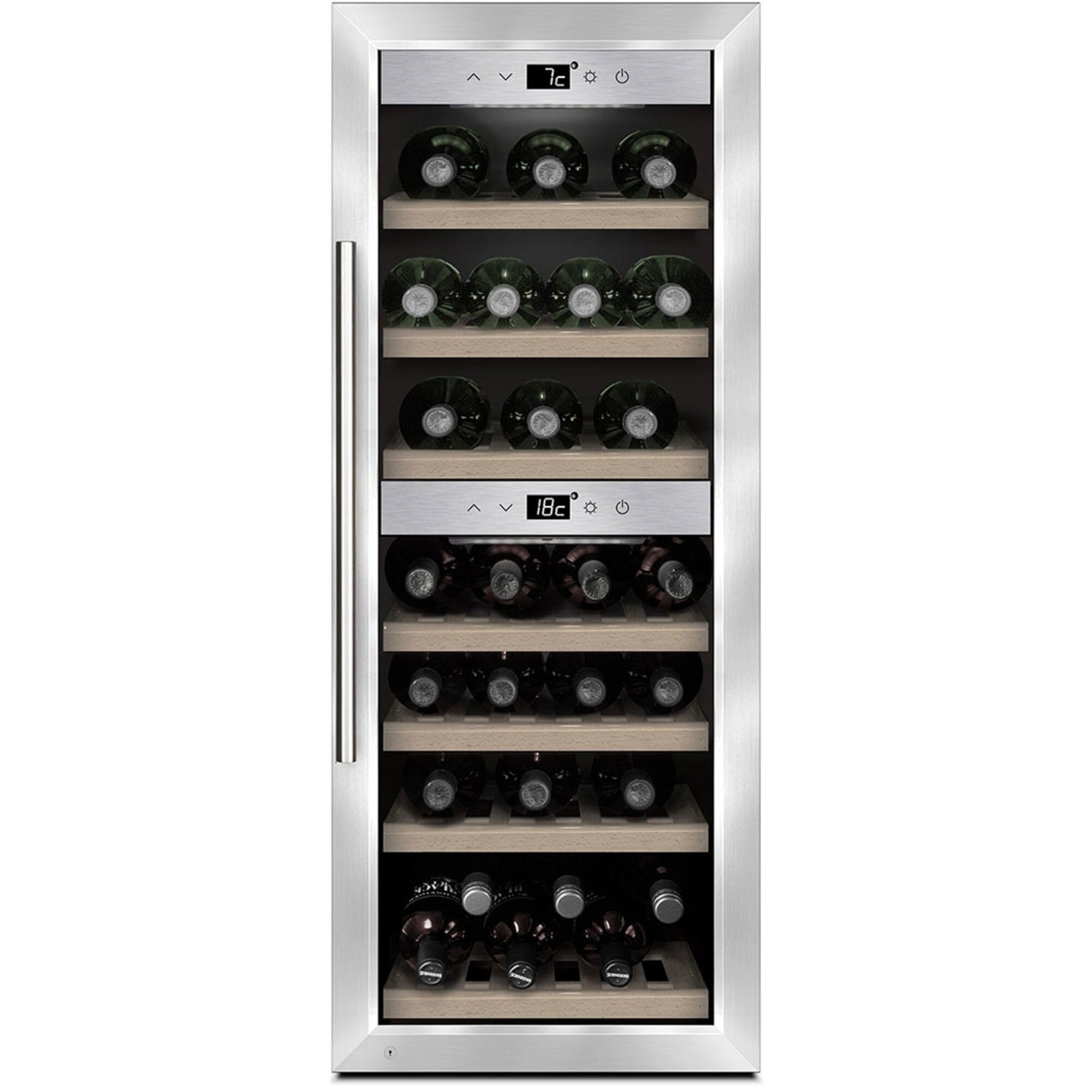 Caso WineComfort 380 Smart: vinskap med to temperatursoner