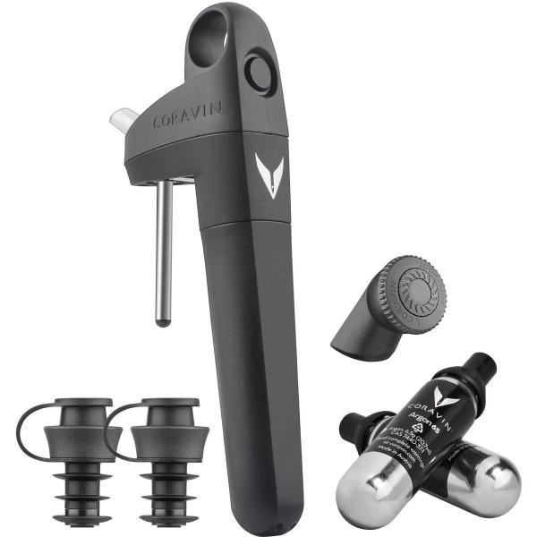 Coravin Pivot vinkonserveringssystem 5 deler – svart