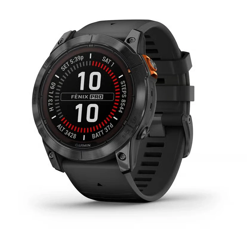 Beste treningsklokke 2025 – Garmin Fenix 7X Pro Solar Edition