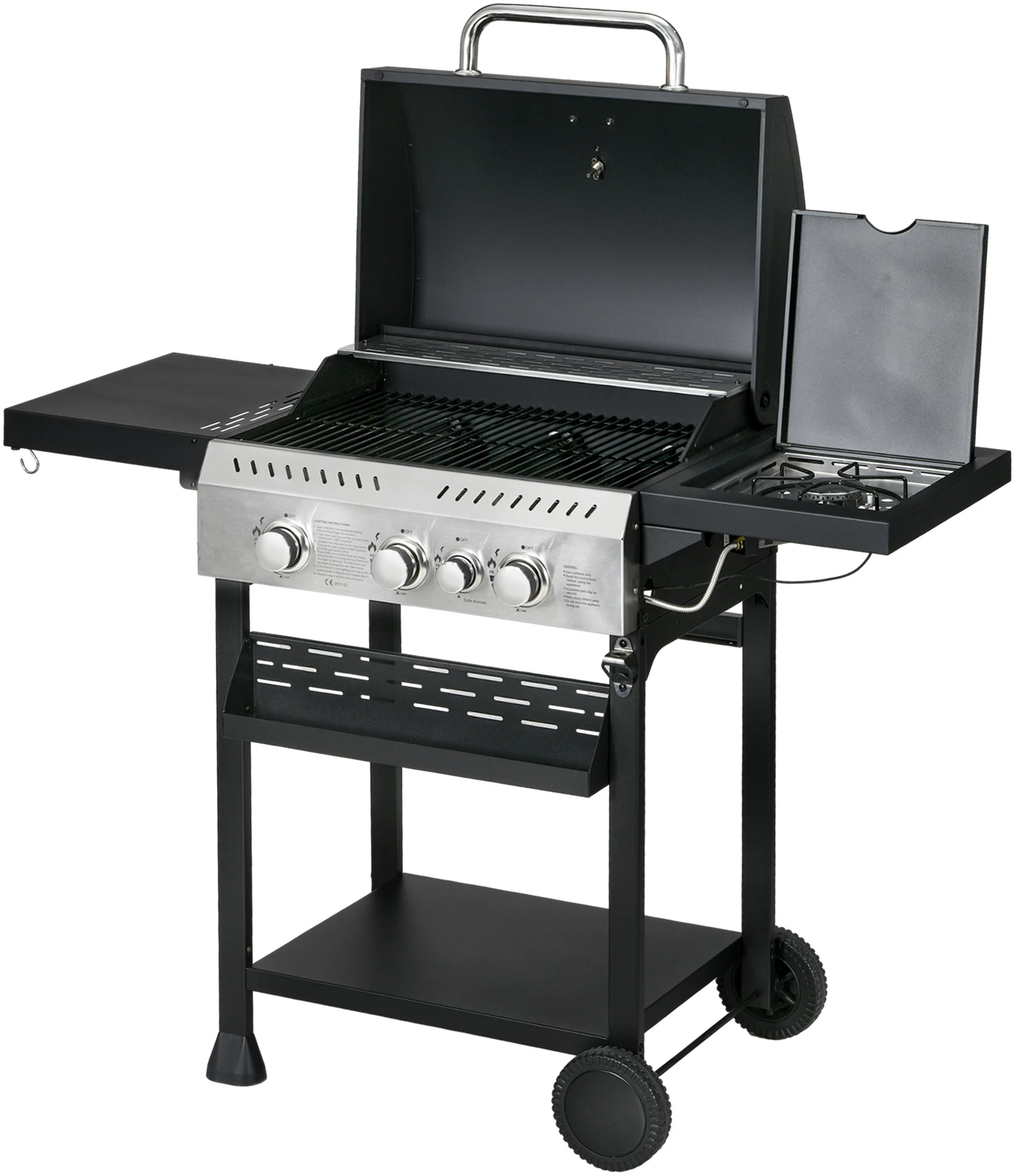 Gassgrill 4 brennere