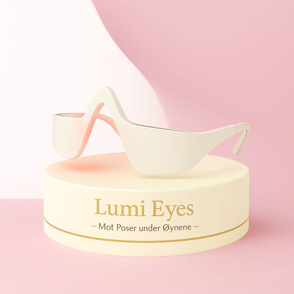 Lumi Eyes® rødlysbriller – test mot poser og rynker under øynene