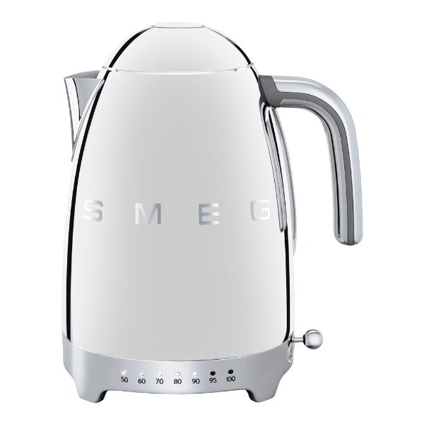 SMEG KLF04 vannkoker med termostat 1,7 L – krom