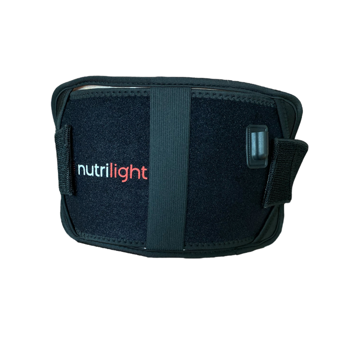 R&oslash;dlysbelte i bruk